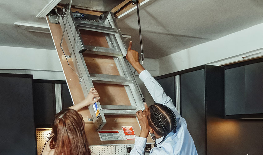 Automatic Attic Stairs